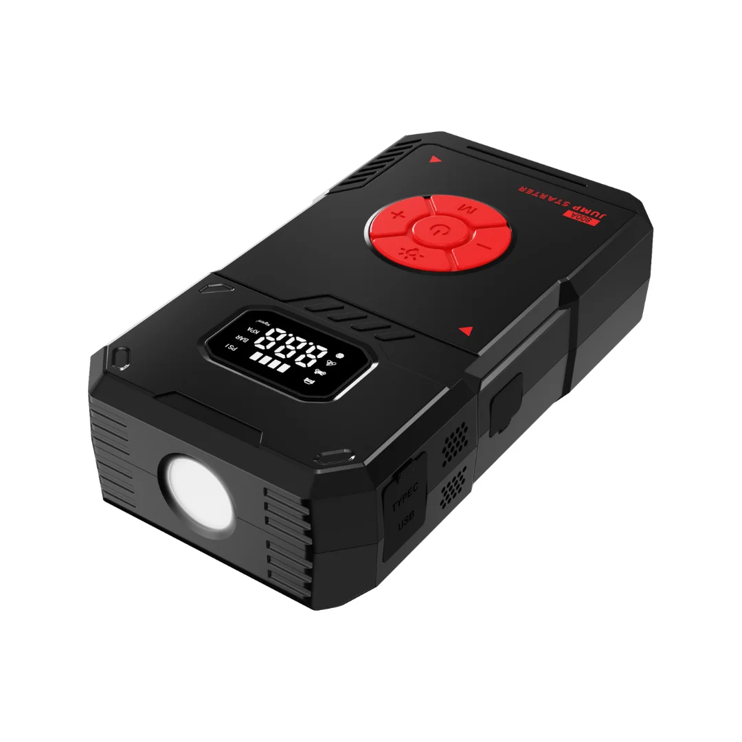7200mAh Jump Starter with a Mighty 800A Peak Current and Air Compressor for All - In - One Vehicle Emergency Needs