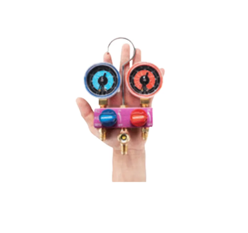 High Accuracy Digital Manifold Pressure Gauge Valve Electric & Gas Powered New Condition Pressure Manifold Gauge Set