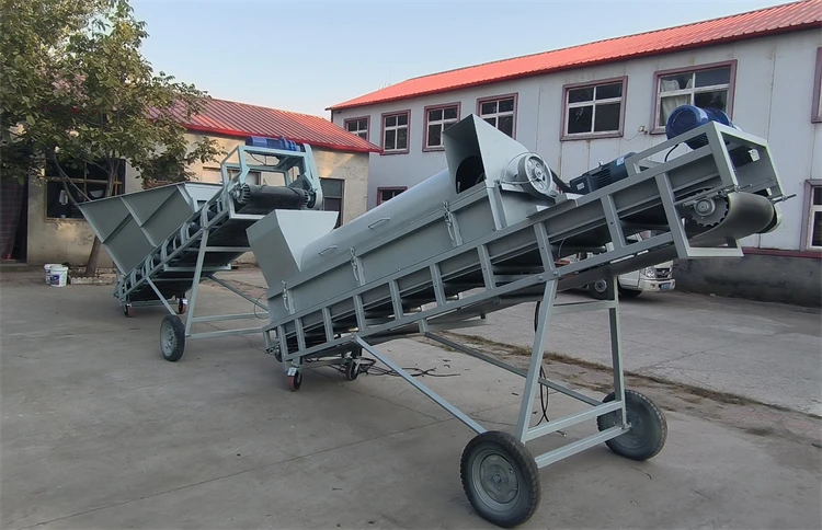 Durable Mushroom Stick Bag Separator Mushroom Substrate Crushing Machine Waste Mushroom Bag Crusher