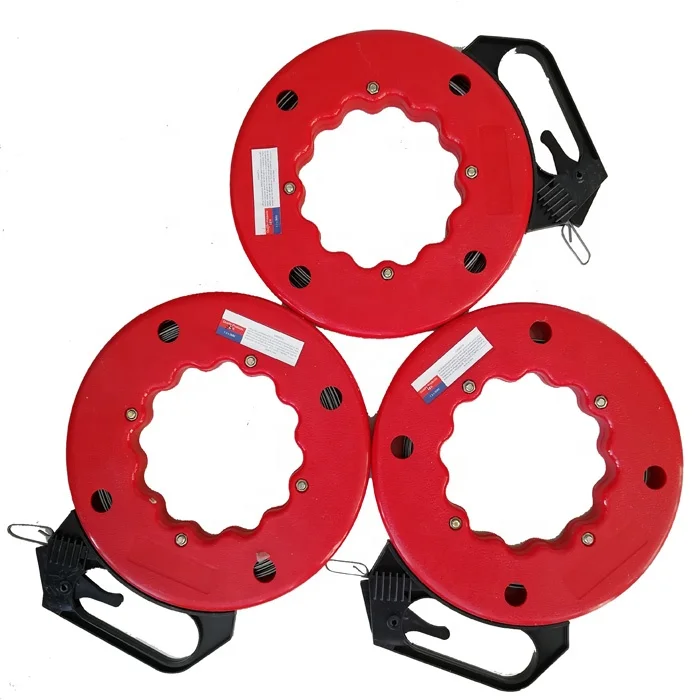 30m Van De De Draadtrekker Van De Visband Het Trekhulpmiddel Van De Kabel Door Muur Abs Plastic Draad Threader Elektrische Draden Lopende Trekker Voor Gipsplaat Plafondleiding