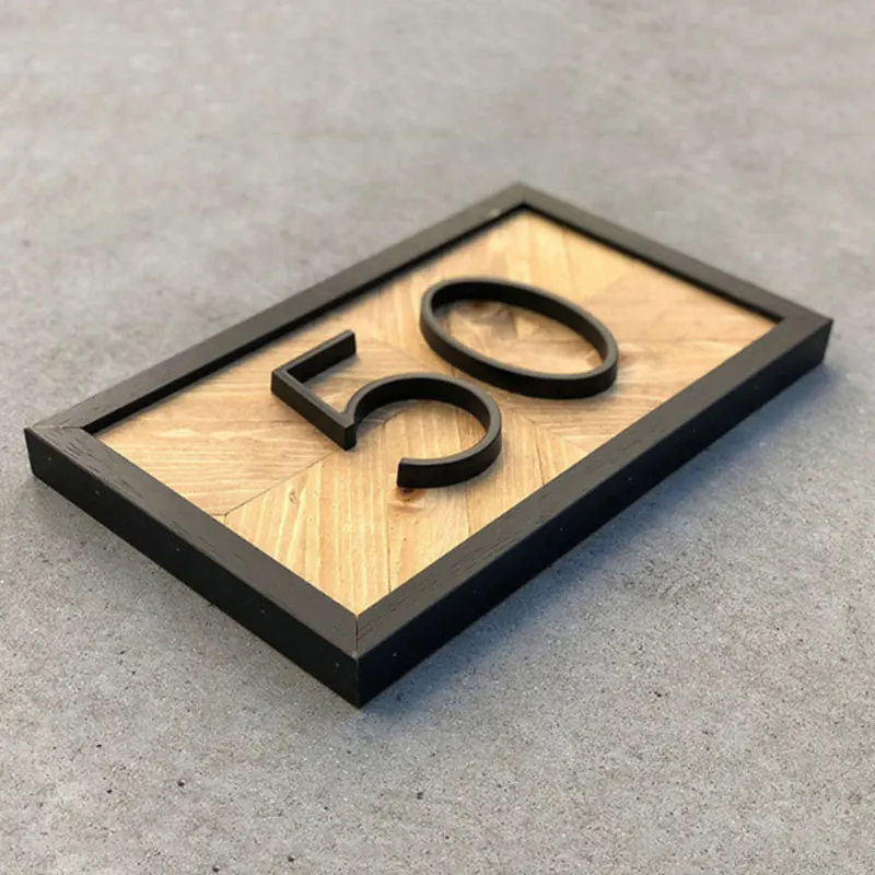 Lettere Numeri Di Porta Della Casa, Numero Civico In Acrilico - Foto 4