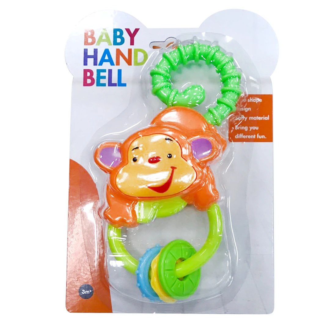 Newborn Baby Developments Soft Ball Teether Educational Rattle Teething Toys 