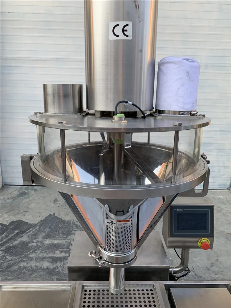 SS304 Price High Quality Semi Automatic Weighing Granule Auger Powder Filling Machine