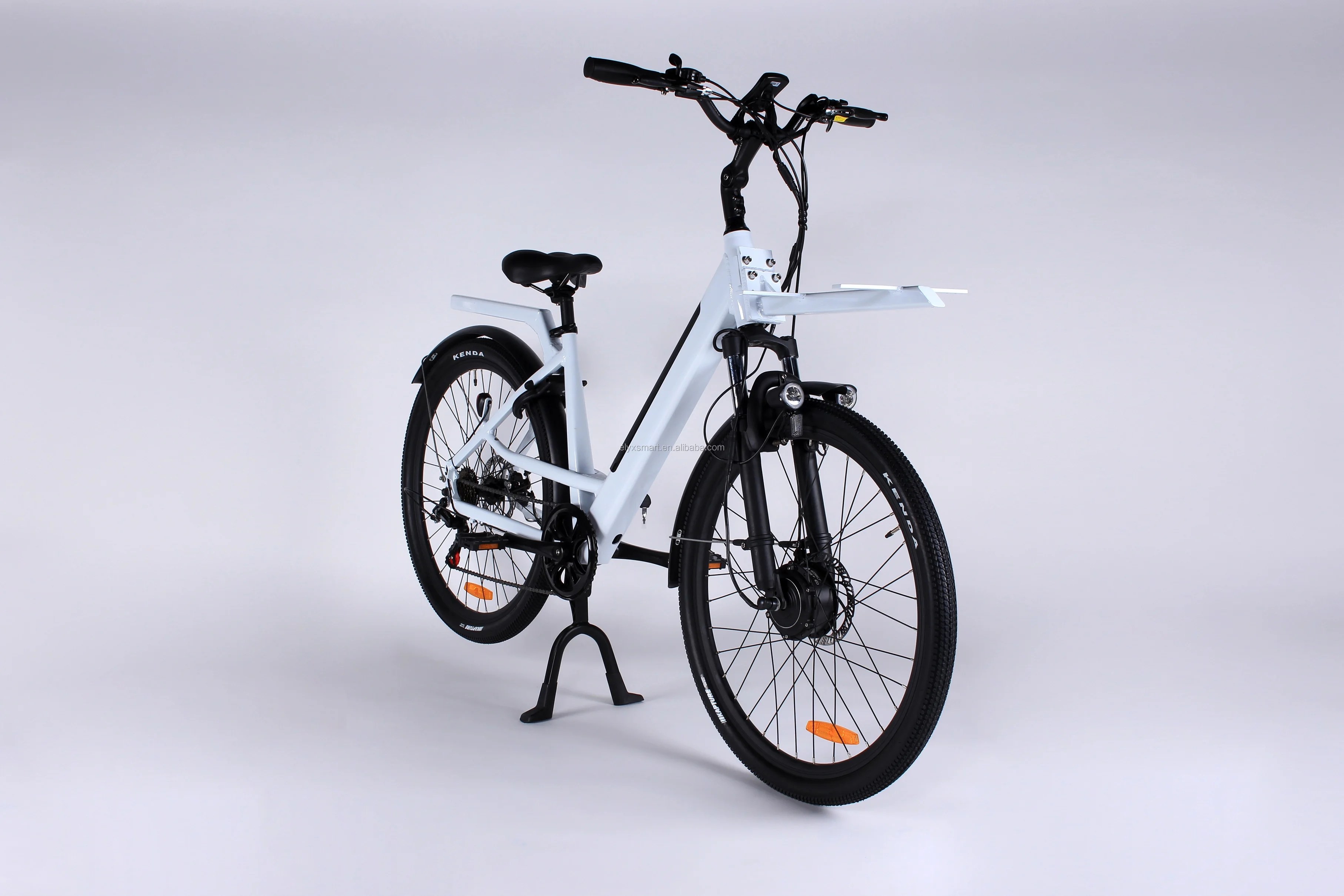 Elyx Es005 Factory Wholesale Two-wheel Food Delivery Ebike 36V 250W Cargo  Bike 60KM Long Range Low Rider Adult Electric Bicycle