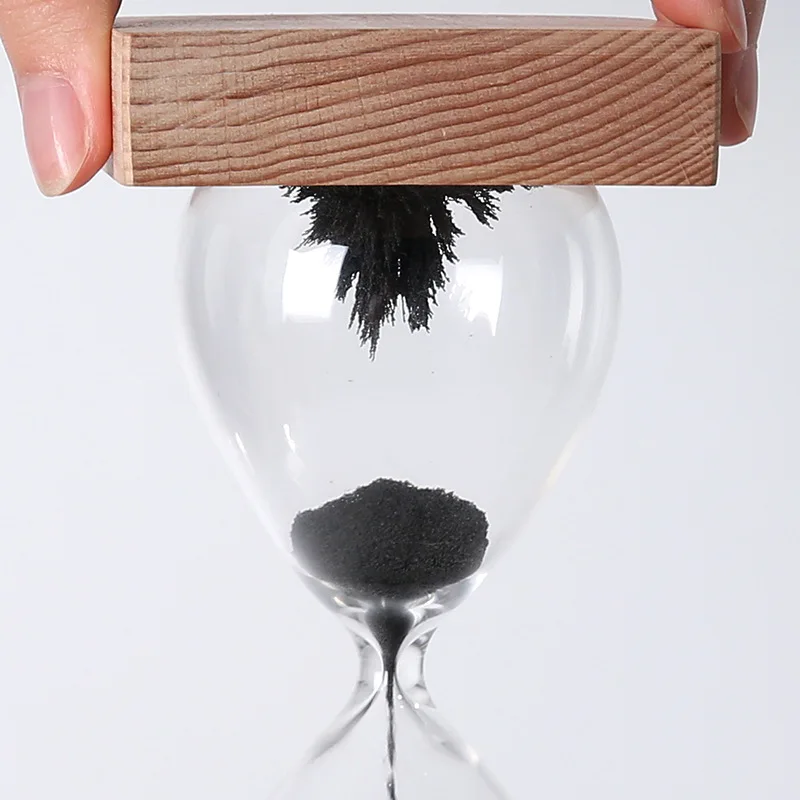 Magnetic Hourglass Sand Clock Timer for Home Office Desk Decor for Age 5-7 Years