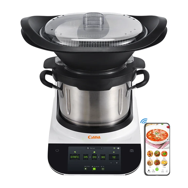 Cooking Robot QANA Mixer Stand Multifunctional Electric Blander and Termomix Food Processor Cooking Robot