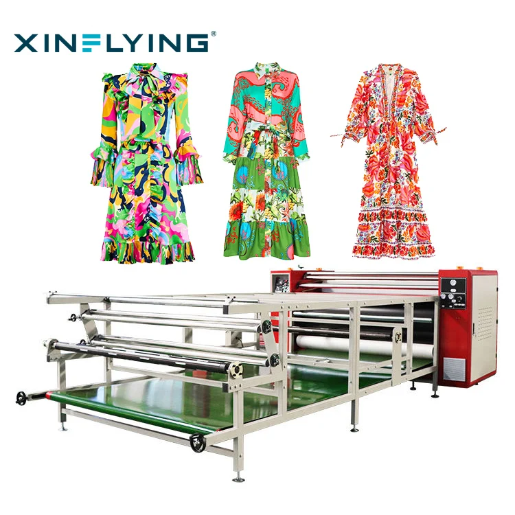 100-120m/h Inkfa Roller Type 420mm Oil Drum Sublimation Transfer Printing Heat Press Machine