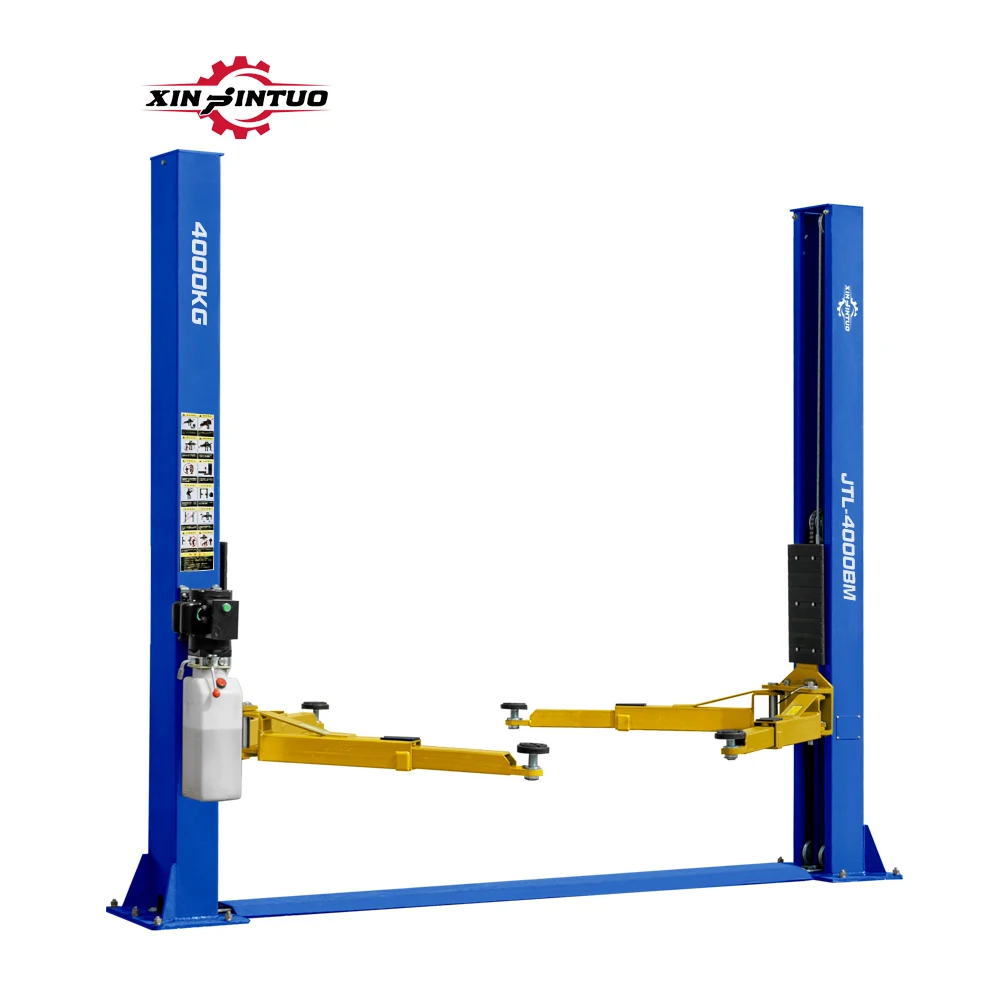 Xinjintuo 4T Manual Release Car Two Post Lift Car Lifter Auto Hoist Vehicle Lifting Elevador De Autos Portatil for Sale