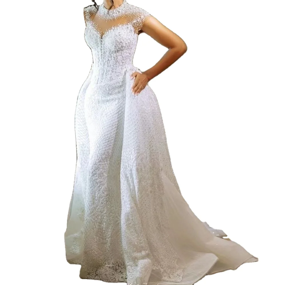 womens western dresses Luxury Moroccan Kaftan Ivory Long Sleeve Evening Dress SS439 main image 0
