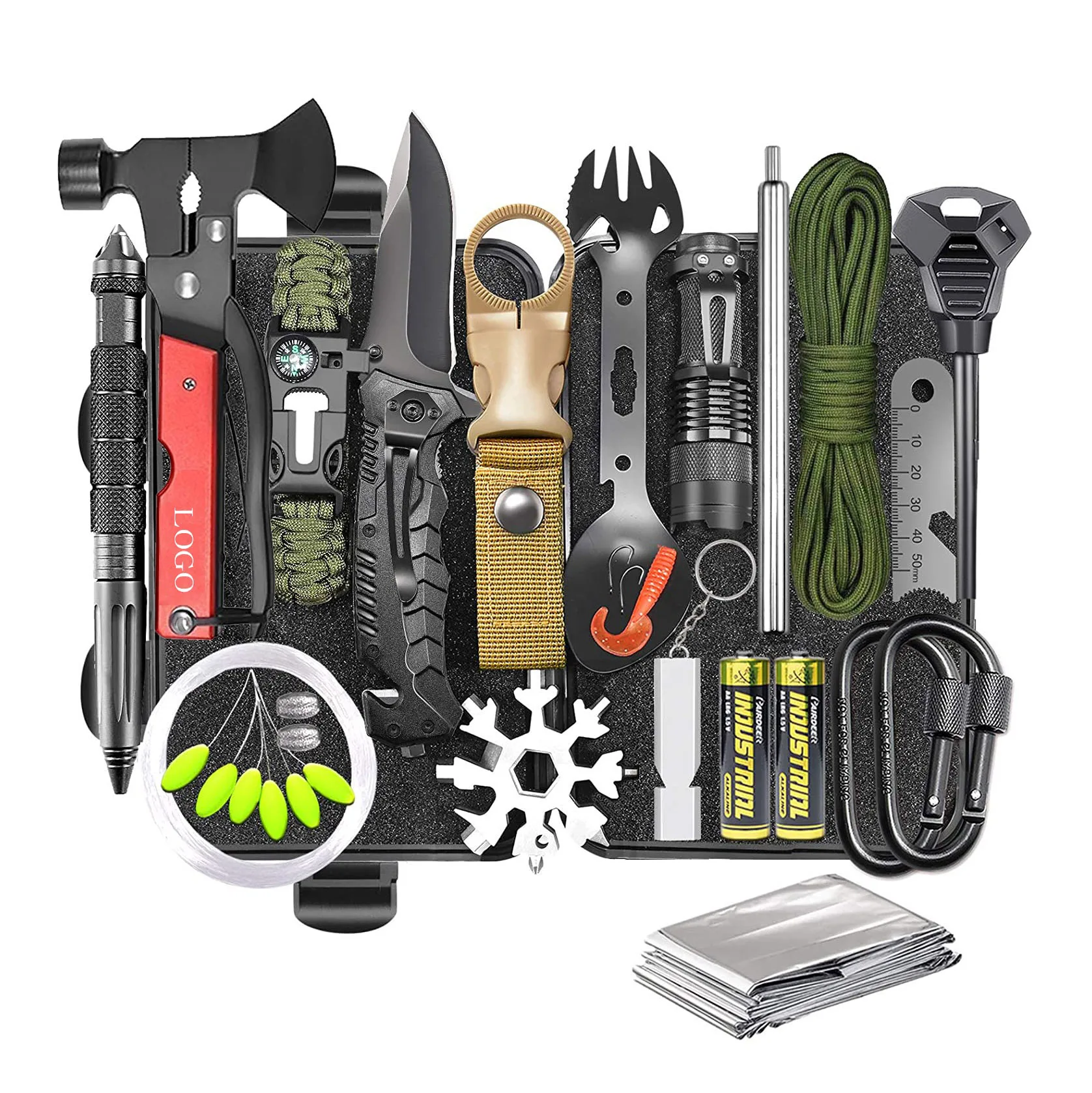 2022 Wholesale Emergency Best Survival Kit 40 In 1,Kamp Supervivencia18