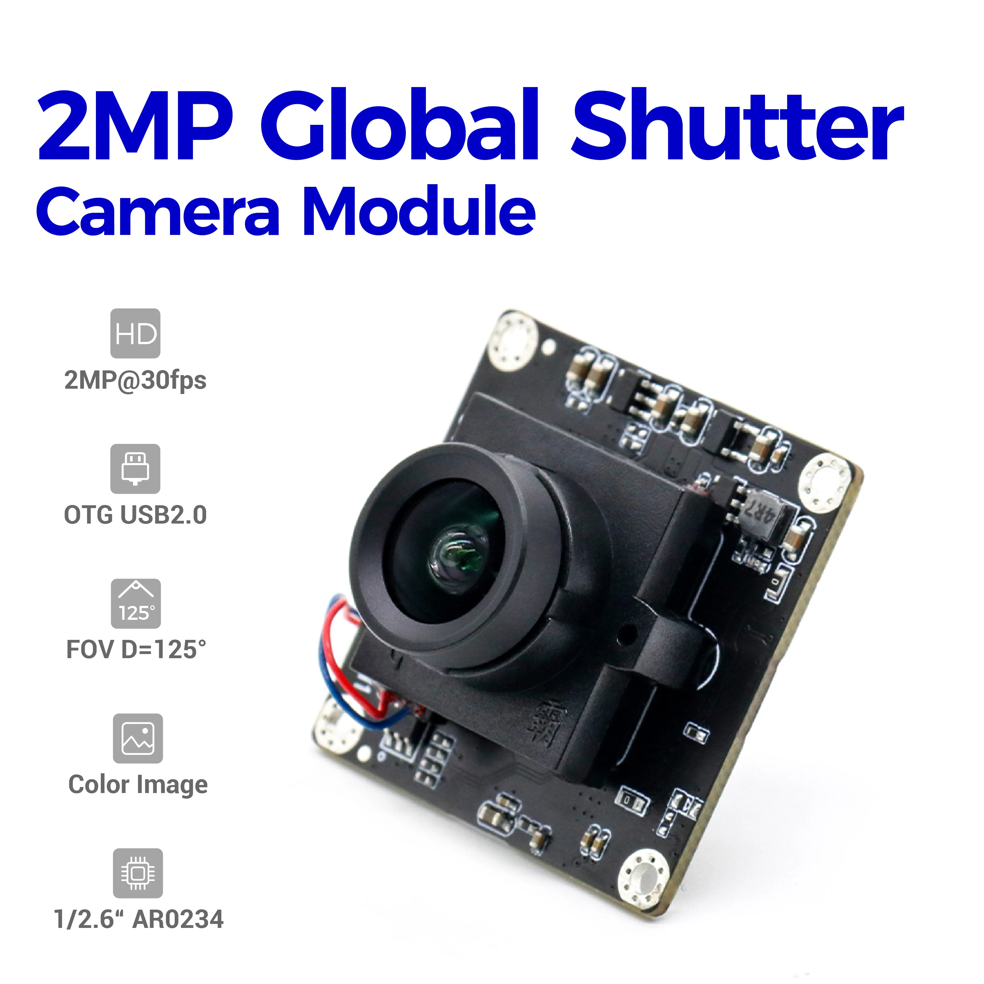 New Arriver 2mp Color Global Shutter Ar0234 Full Hd 60fps High Frame