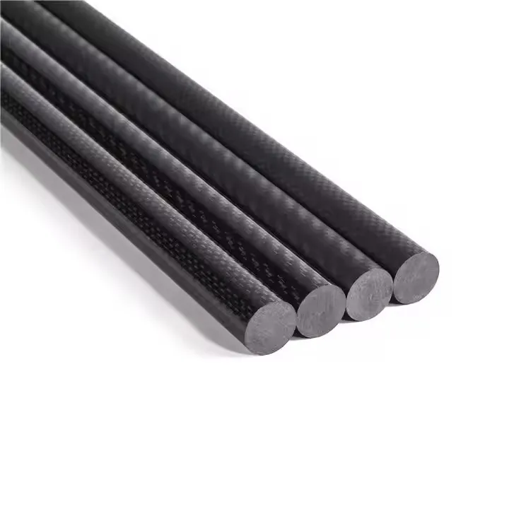 Non Standard Customized High-Strength Epoxy Carbon Fiber Rod Fishing Construction Medical Extruded Solid Carbon Fiber Rod
