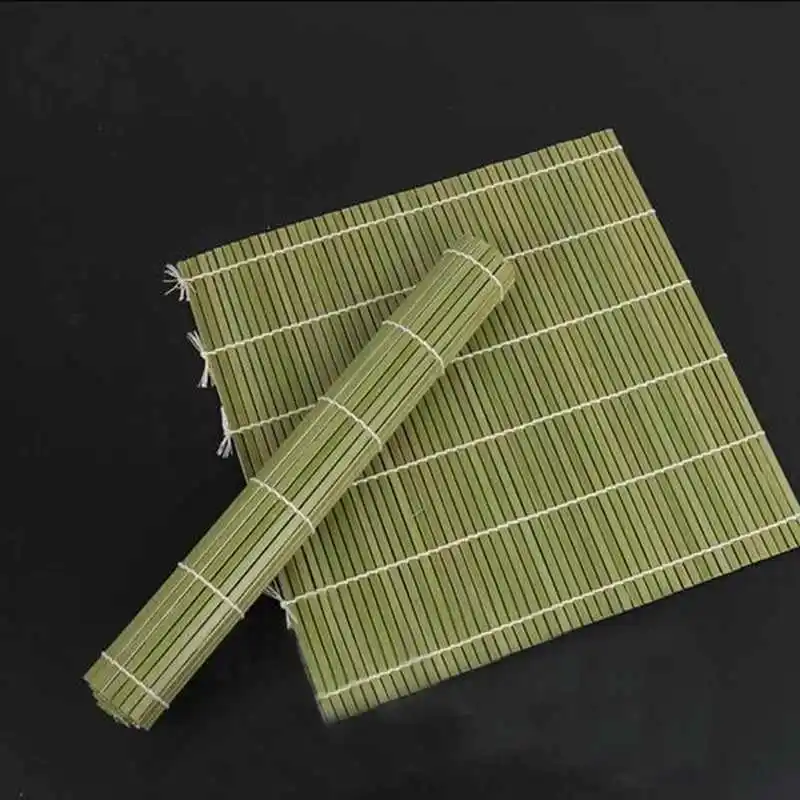 1PC Green Kitchen Sushi Tool Bamboo Rolling Mat DIY Onigiri Rice