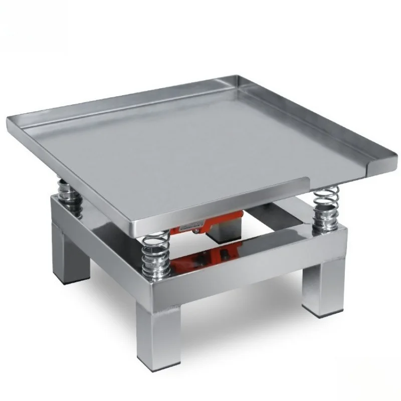TEBAK Concrete Test Stainless Steel Miniature Vibrating Table Small Concrete Vibration Cement Mortar