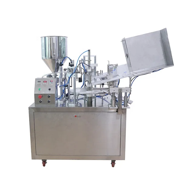 Ultrasonic Cosmetic Cream Plastic Tube Filling And Sealing Machine Automatic Soft Tube Filling And Sealing Machine