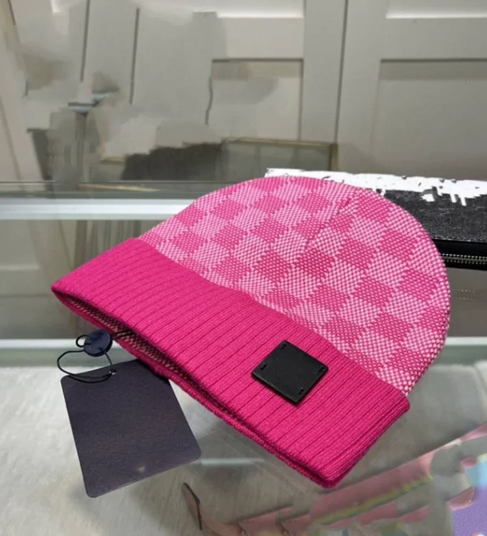 Luxury Waterproof Beanie Caps for Men Women Winter Warm Bonnet Casquette Hats Logo Fashionable Designer Business Headwear