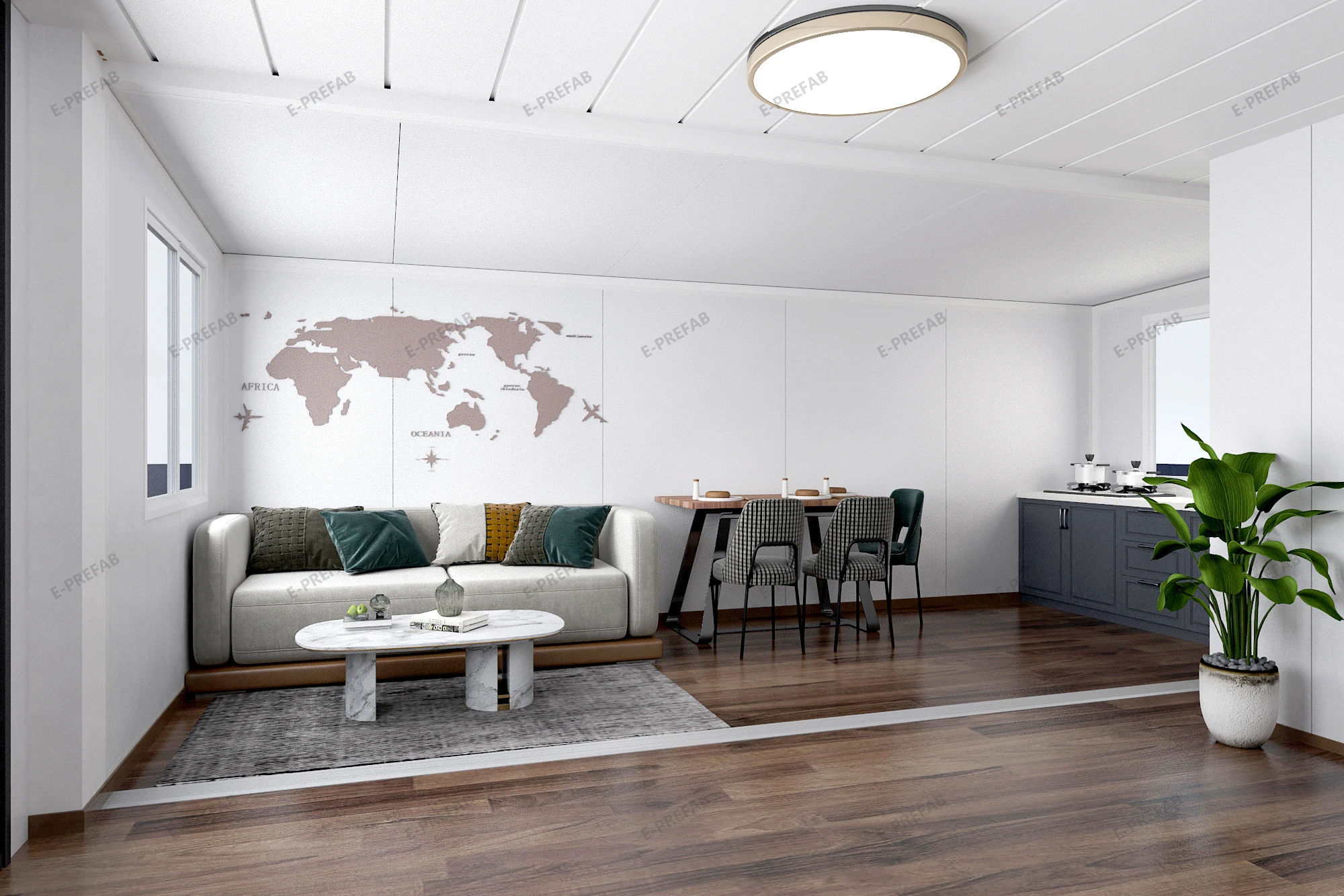 Стальная конструкция, сборный дом, раздвижной контейнер для Австралии, Новой Зеландии