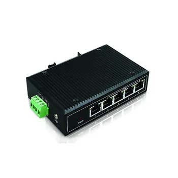 OEM/ODM 5 port PoE Network Switch With DIN Rail