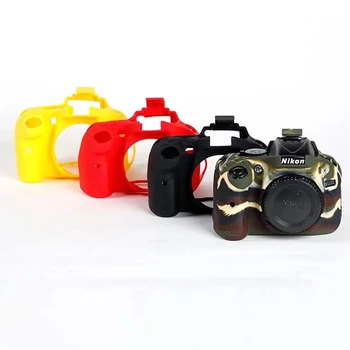Soft Silicone Case Camera Protective Body Bag for Nikon D5200 Rubber Cover Camera Bag detail image