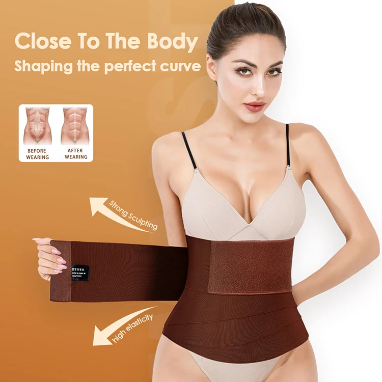 Waste Trainer Wrap Miracle Snatch Me Up Bandage Lumbar Flat Tummy Waist