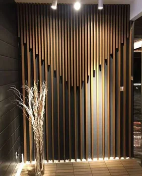 Y Board Waterproof Hotel Wall Decorative Wpc Wall Fluted Panels Interior Wall Panel China Wpc Boards