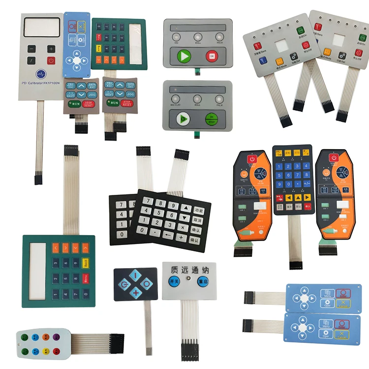 Keyboard Switch Panel JIXING YR Tailored Membrane Switch Panels (Membrane Keyboard)-PET/PC ...