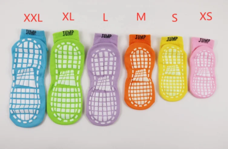 Custom Trampoline Socks Grip Socks Kids Children Adults Men Women