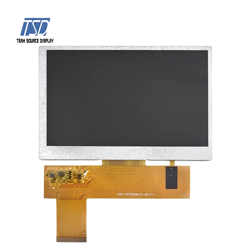 5 Inch 800x480 Resolution Transmissive IPS LCD DisplayTFT LCD Display Screen Module