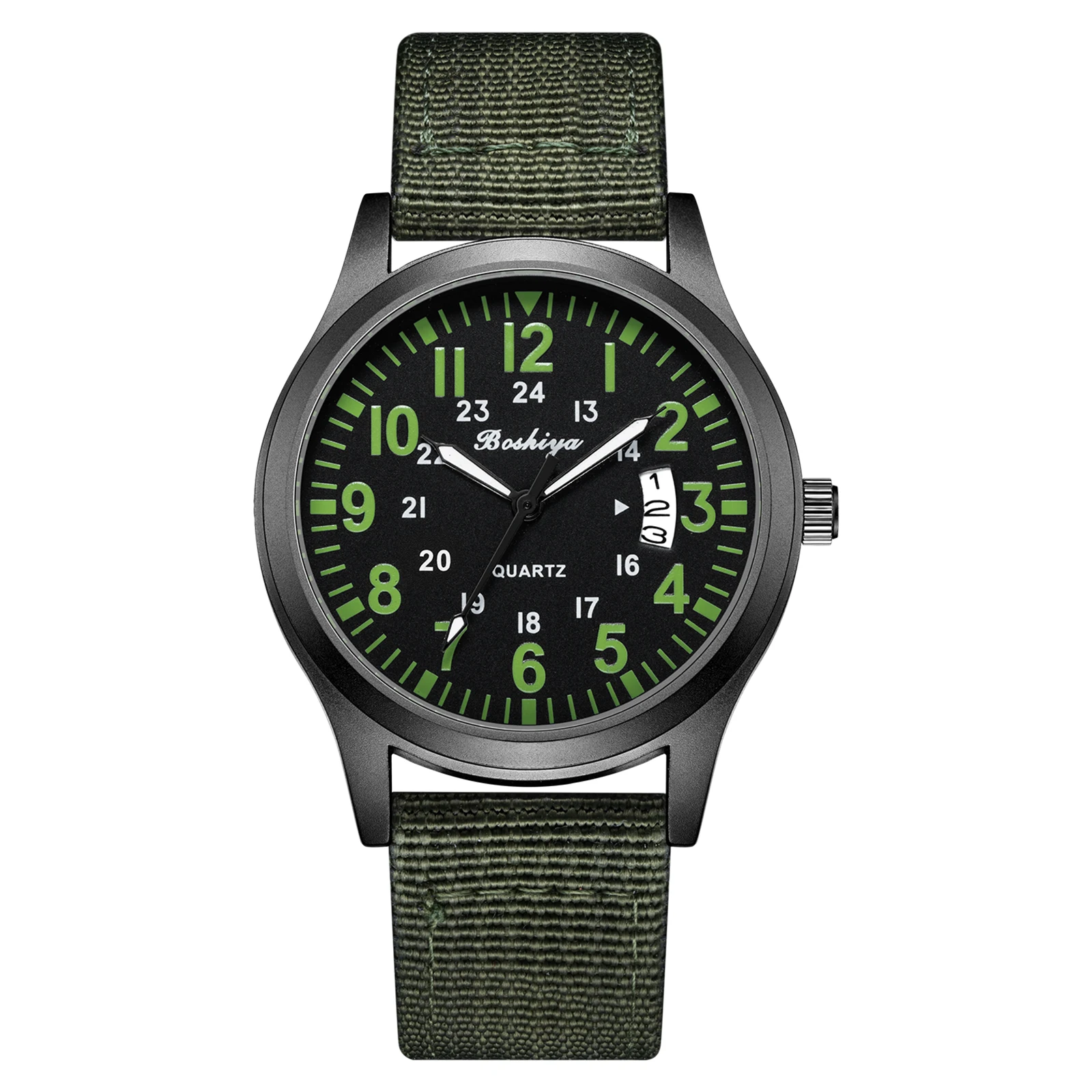 Montre Homme Quartz Avec Chaîne - Cadran Arabe Lumineux Classique, Boîtier Alliage Argenté