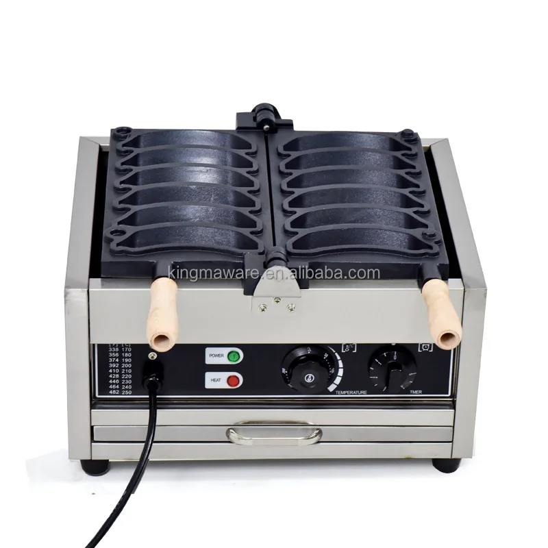 Automatic 110v 220v Electric Banana Shape Cake  Street Food Machine