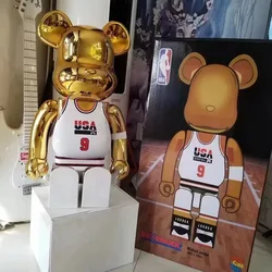 Ornament 28cm Bearbrick Blocks Bear Display Case Sculptuur