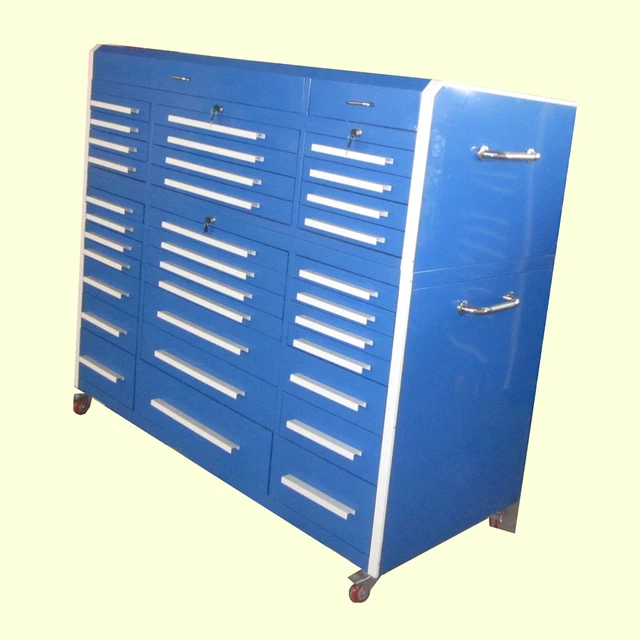 office metal drawer work bench tool cabinet 1830mm with 33 drawers high quality heavy duty loaded tool cabinet with drawer mats