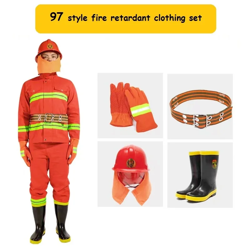 Iso Nfpa En469 4 Layer Nomex Anti Fire Uniform Fireman Suits 2xl 3xl ...