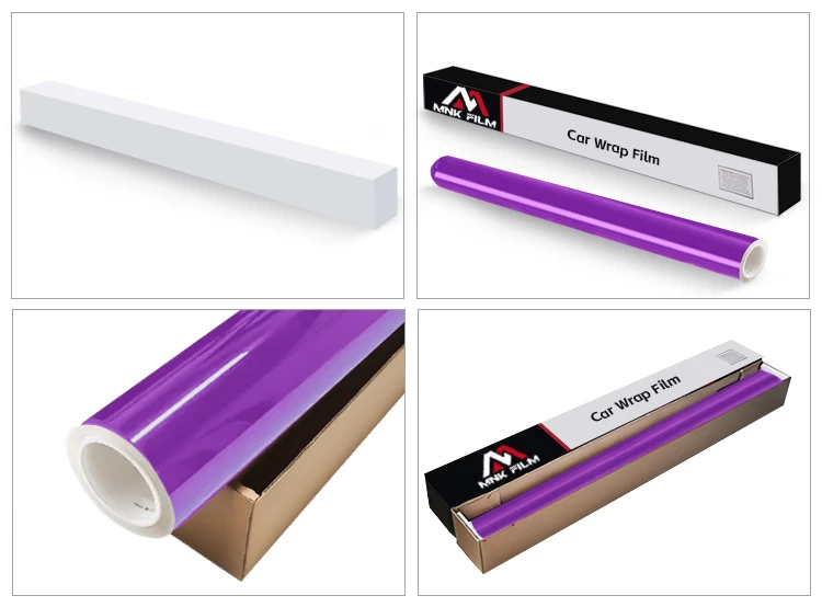 Mnkfilm Cast Pet Factory Price Car Wrapping Film Gloss Automotive Vinyl