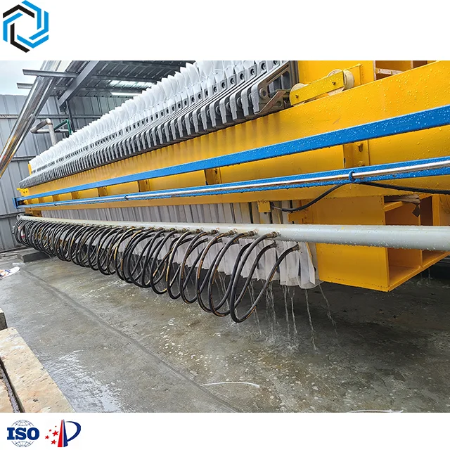 Hydraulic Diaphragm Compression Filter Press, Gypsum Wastewater Filtration Low Moisture Content Filter Press