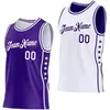 Purple and White