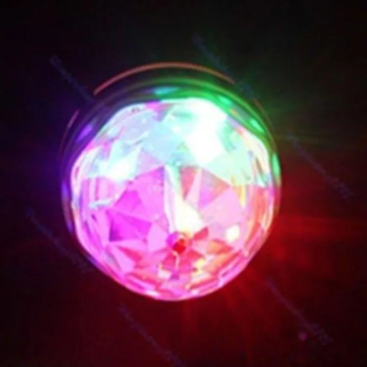 RGB Disco Light Home Party Stage Lighting Effect Crystal Magic Ball Rotating Room Decorative Christmas Projector Mini E27 Bulb