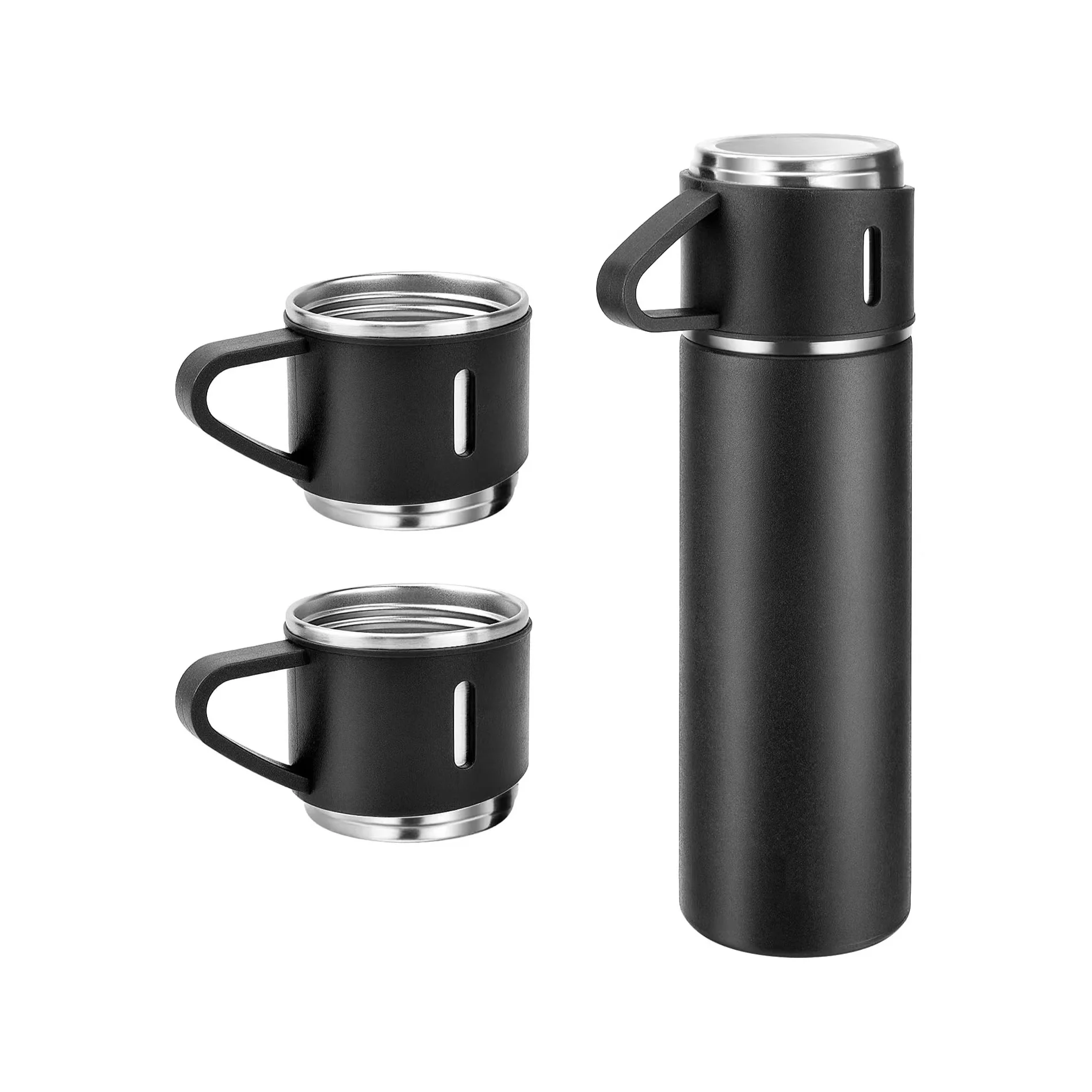 Stainless Steel Initial Mug for Guys — White Confetti Box