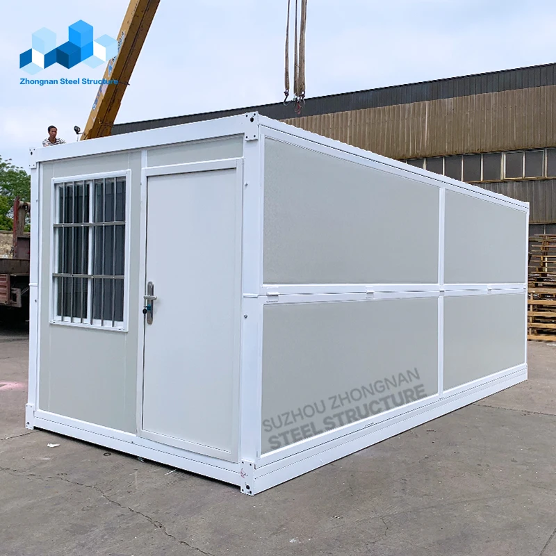 Zhongnan Low Cost 20FT Foldable Modular Luxury Prefab House Flat Pack ...