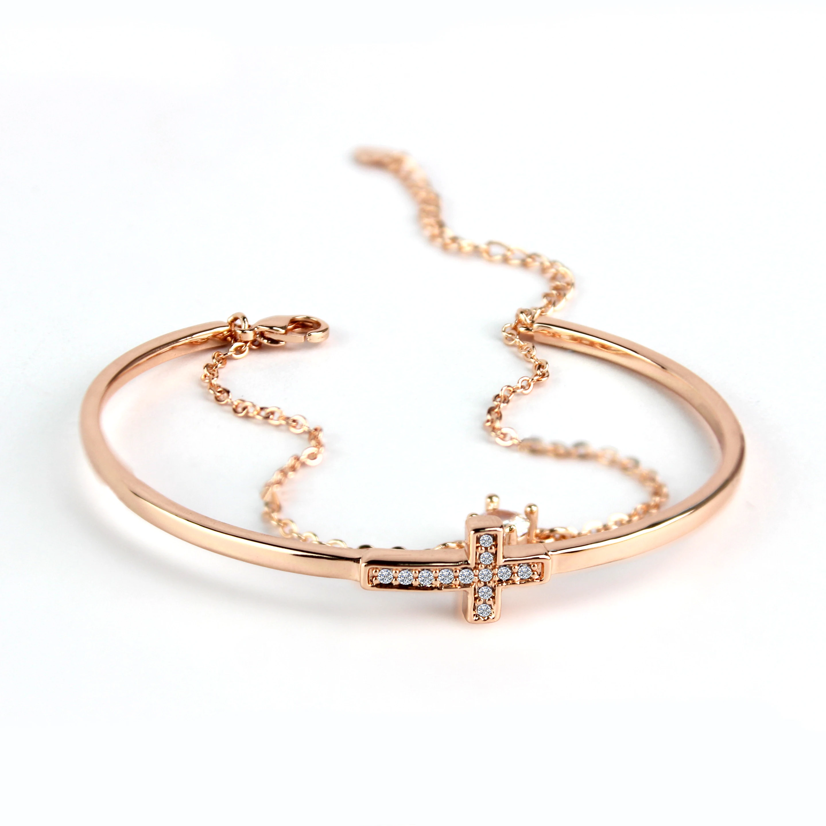 Loftily Dainty Tarnish Free Real Rose Gold Plated Zirconia Butterfly ...