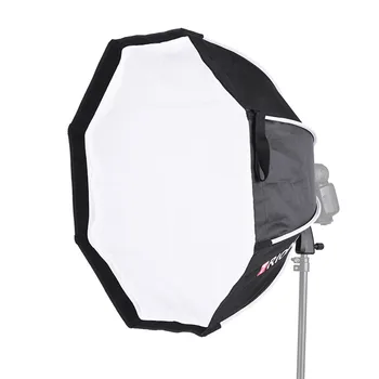 TRIOPO 65cm Umbrella Softbox Portable Outdoor Octagon for V860II TT600 TR-988 Flash Speedlite Soft Box detail image