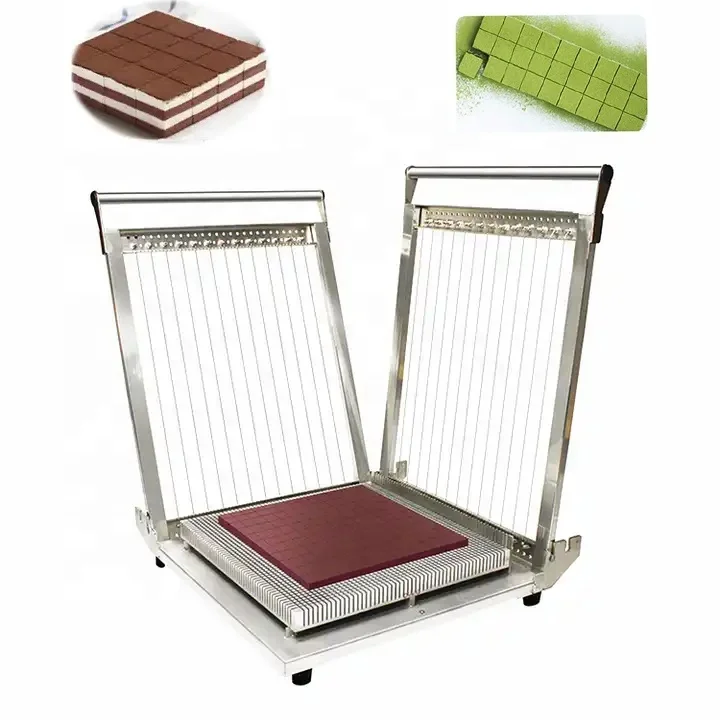 Machine Cutting Chocolate Bars Guitar Cutter