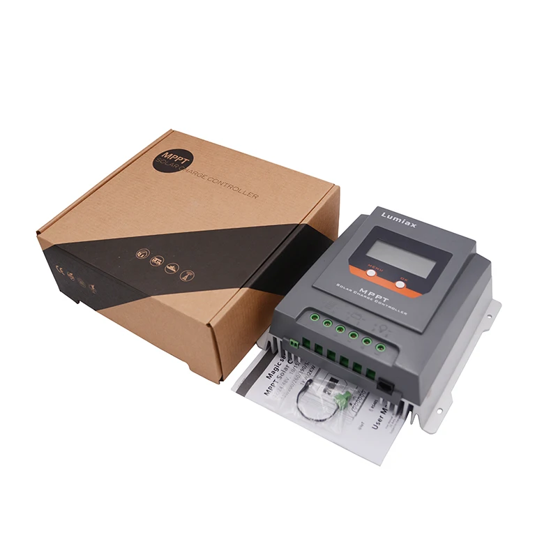 Lumiax Factory RS485 Bluetooth Voltage Regulator 20A 12v 24v MPPT Solar Charge Controller