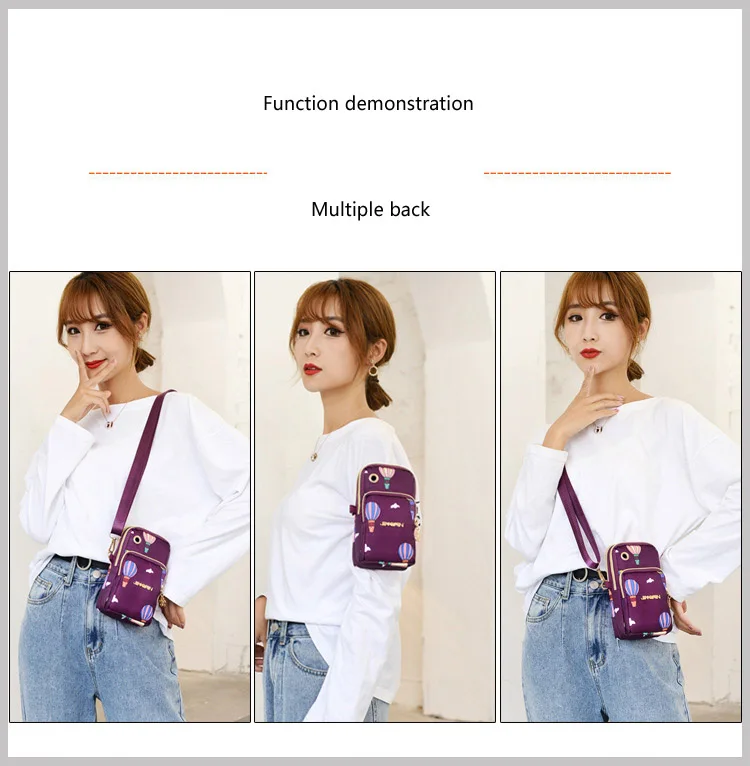 Small Crossbody bags Lady Cell Phone Wallet Fashion Women Purse Mobile Phone Bags & Cases