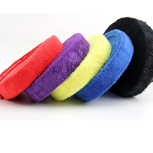 OEM Multicolor Quality Handle Grip Overgrips Cotton Towel 10M Racket Grip Badminton