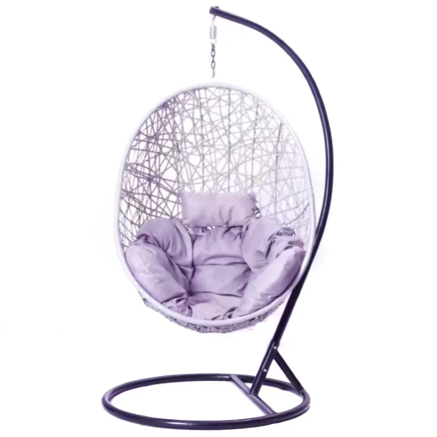 modern egg chair indoor