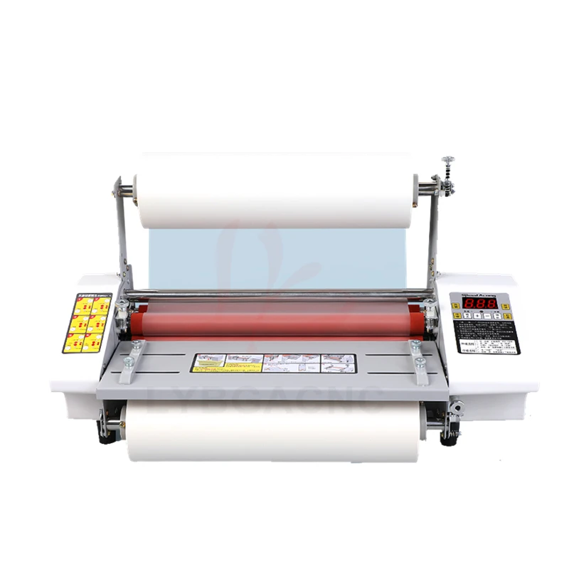 A2 A3 Paper Laminating Machine Cold Hot Roll Laminator Four Rollers Worker Card Office File Laminator