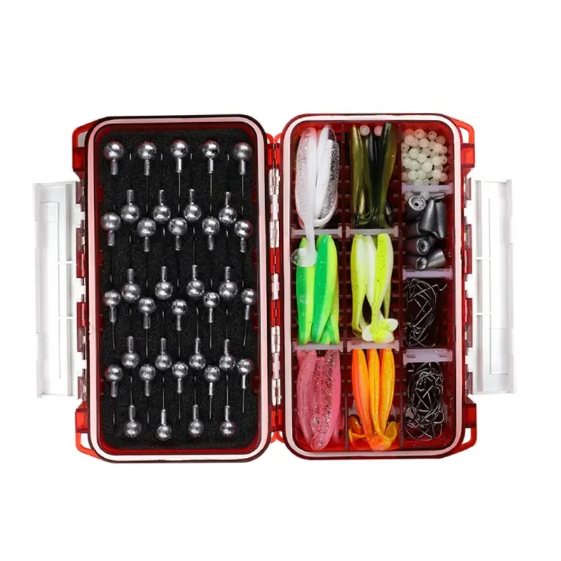 catchmeister Fishing Lures Baits Tackle Box and Lure Kit Piece