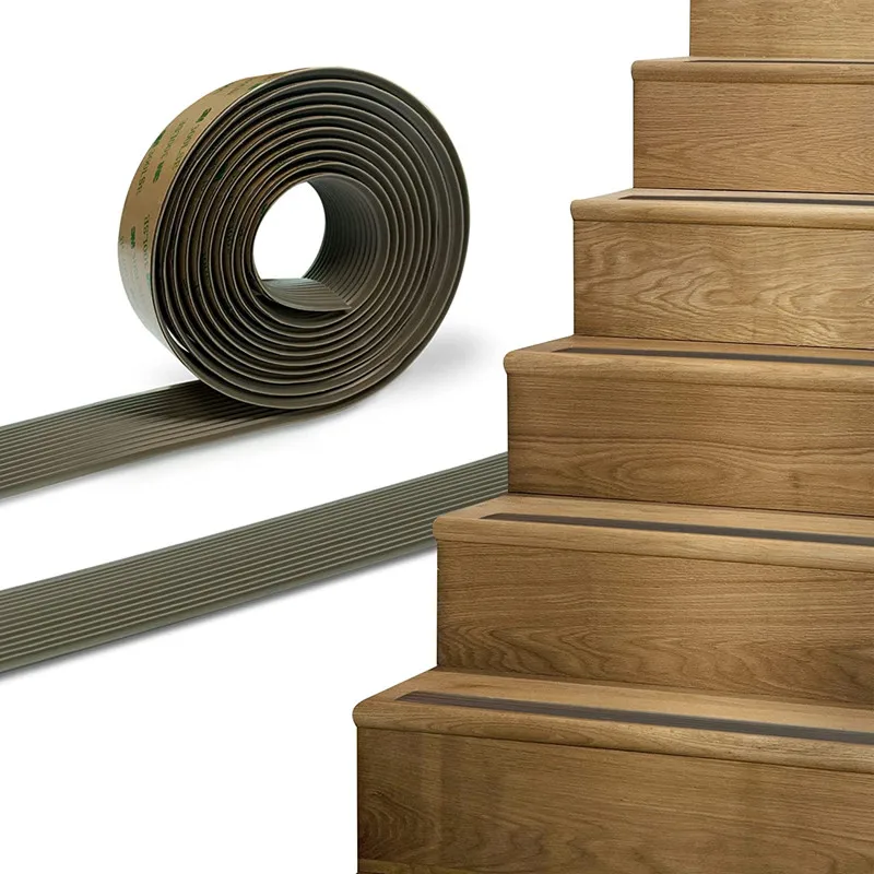 Rubber Stair Nosing - Stair Anti-Slip Adhesive Strip, Made Of