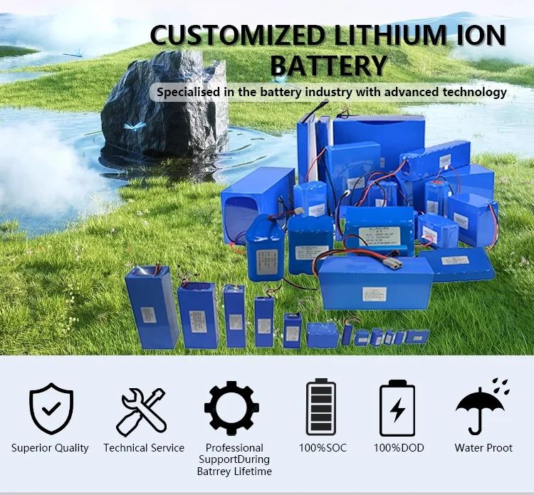 W5521 18650 24v 10ah Rechargeable Lithium Ion Battery Pack For